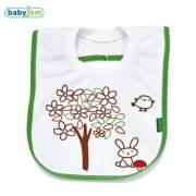 Babyjem Ribana Yakalı Baskılı Önlük Yeşil Ağaç