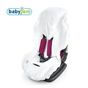 Babyjem Örme Havlu Oto Koltuğu Kılıfı Beyaz