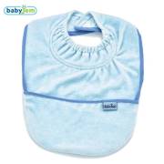 Babyjem Kadife Önlük Mavi