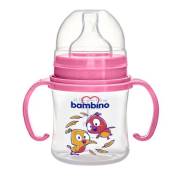 Bambino PP Geniş Ağızlı Kulplu Biberon 150 ml - Kuş