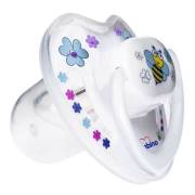 Bambino Silikon Desenli Damaklı Emzik No6 - Opak Arı