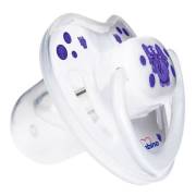 Bambino Silikon Desenli Damaklı Emzik No7 - Opak Mor Fil