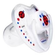 Bambino Silikon Desenli Damaklı Emzik No9 - Opak Uğurböceği