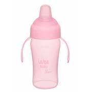 Wee Baby 775 Akıtmaz Kulplu Biberon 240ml Pembe