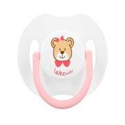 Wee Baby 782 Saplı Kapaklı Emzik No:2 Pembe