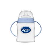 Wee Baby 791 Kulplu Geniş Ağızlı PP Biberon 250 ml - Mavi
