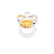 Wee Baby 833 Desenli Damaklı Emzik 0-6Ay - Sarı