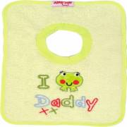 Sevi Bebe Yakalı Havlu Önlük  Yeşil