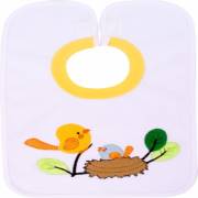 Sevi Bebe Yapışkanlı Havlu Önlük  Kuş