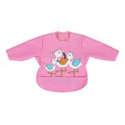 Sevi Bebe Kollu Önlük Pembe