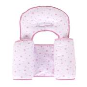 Sevi Bebe Kafa Şekillendirici Yastık & Yan Yatış Yastığı - Pembe Yıldız