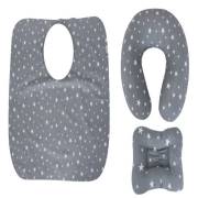 Sevi Bebe 3lü Emzirme Seti - Gri Yıldız