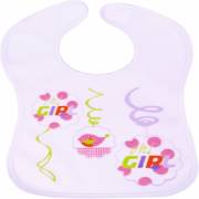 Sevi Bebe Cırtlı Havlu Önlük Pembe