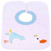 Sevi Bebe Yapışkanlı Havlu Önlük  Leylek