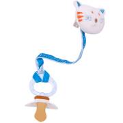 Sevi Bebe Emzik Tutucu Kedi - Mavi