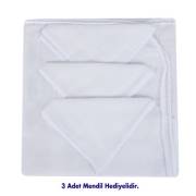 Sevi Bebe Bebek Yüz Örtüsü - Beyaz