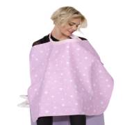 Sevi Bebe Tokalı Anne Emzirme Örtüsü - Pembe Yıldız