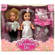 Vardem Kutulu 4,5inch Aksesuarlı Gelin-Damat Bebek WG-87196