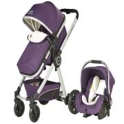 Baby2Go 6033 Power Plus Travel Sistem Bebek Arabası Mor