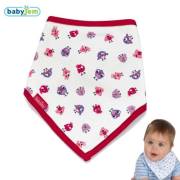 Babyjem Fular Üçgen Önlük Kırmızı Biye Filli