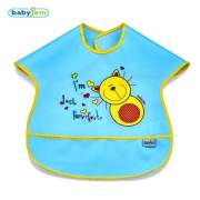 Babyjem Poli Muşamba Önlük Büyük Mavi