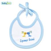 Babyjem Öpme Beni Mama Önlüğü Soft Mavi  Biyeli