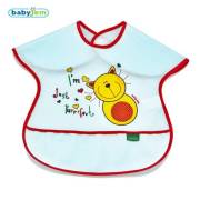 Babyjem Poli Muşamba Önlük Büyük Beyaz