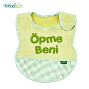 Babyjem Lüks Öpme Beni Mama Önlüğü Yeşil
