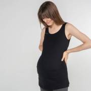 Funna Mamma 7631 Atlet Yaka Hamile T-Shirt - Alda- Siyah / M Beden