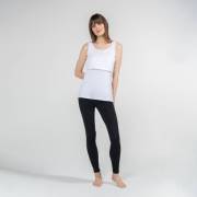 Funna Mamma 7663 Atlet Yaka Emzirme T-Shirt - Paola - Beyaz / M Beden