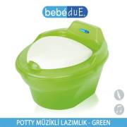 Bebedue Potty Müzikli Lazımlık - Yeşil